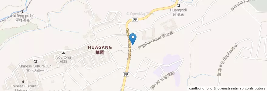Mapa de ubicacion de 豆留森林 en تایوان, 新北市, تایپه, 士林區.