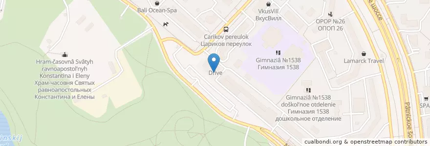 Mapa de ubicacion de Хочу шашлык en Russie, District Fédéral Central, Moscou, Северо-Западный Административный Округ, Район Митино.
