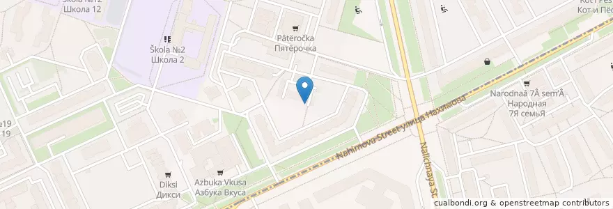 Mapa de ubicacion de Мусорный контейнер en Russland, Föderationskreis Nordwest, Oblast Leningrad, Sankt Petersburg, Василеостровский Район.