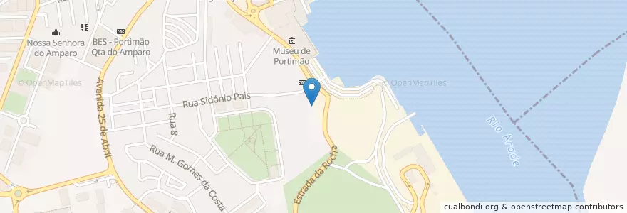 Mapa de ubicacion de Jupiter Marina Tesla Destination Charger en 葡萄牙, Algarve, Algarve, Faro, Portimão, Portimão.
