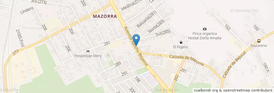 Mapa de ubicacion de KMPary en Cuba, La Habana, Boyeros.