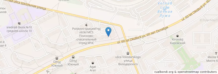 Mapa de ubicacion de Сбербанк en Rusia, Приволжский Федеральный Округ, Óblast De Kírov, Городской Округ Кирово-Чепецк.