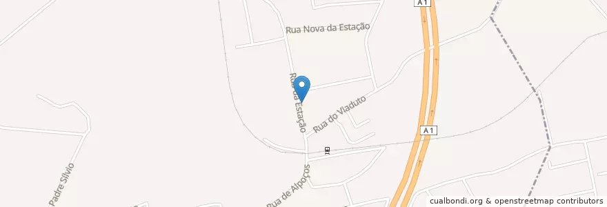Mapa de ubicacion de Karina en ポルトガル, ノルテ, Aveiro, Área Metropolitana Do Porto, Santa Maria Da Feira, Rio Meão, São João De Ver.