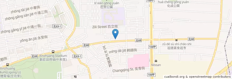 Mapa de ubicacion de 璟順骨科診所 en Taiwán, Nuevo Taipéi, 新莊區.