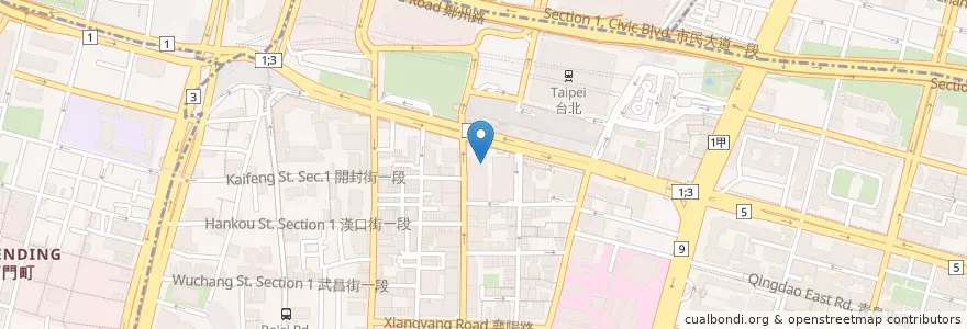 Mapa de ubicacion de Häagen-Dazs en 台湾, 新北市, 台北市, 中正区.