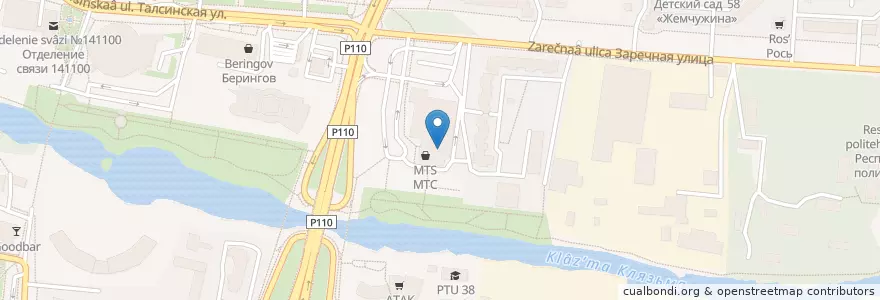 Mapa de ubicacion de Щёлково en Rusia, Центральный Федеральный Округ, Московская Область, Городской Округ Щёлково.