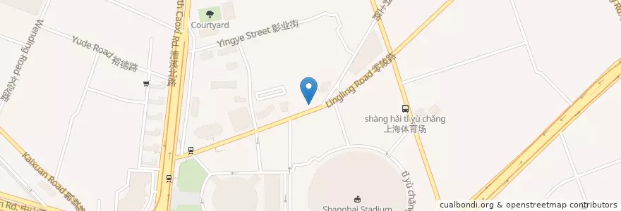 Mapa de ubicacion de ICBC en 中国, 上海市, 徐汇区.