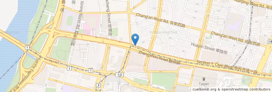 Mapa de ubicacion de 焗工房 en Taiwan, 新北市, Taipei.