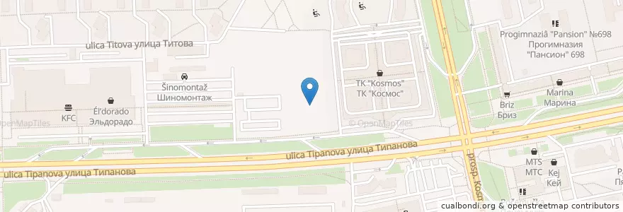 Mapa de ubicacion de Буше en Russland, Föderationskreis Nordwest, Oblast Leningrad, Sankt Petersburg, Moskauer Rajon, Округ Гагаринское.