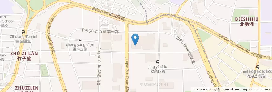 Mapa de ubicacion de 本場香川宮武讃岐烏龍麵 en Taiwan, 新北市, Taipei, 內湖區.