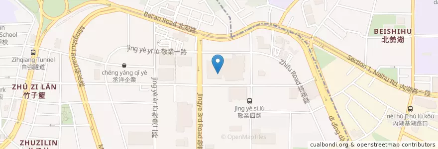 Mapa de ubicacion de SPIGA PASTA 石壁家義大利麵 en 台湾, 新北市, 台北市, 内湖区.