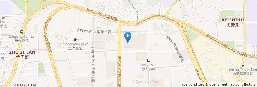 Mapa de ubicacion de 印度皇宮 en 타이완, 신베이 시, 타이베이시, 네이후 구.