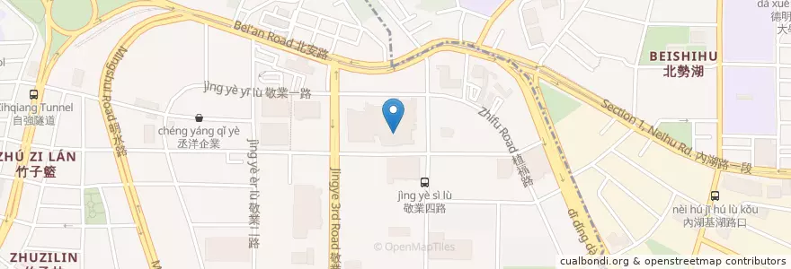 Mapa de ubicacion de 唐點小聚 en Taiwan, 新北市, Taipé, 內湖區.