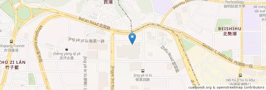 Mapa de ubicacion de 大戶屋日本料理 en Taiwan, Nuova Taipei, Taipei, Distretto Di Neihu.