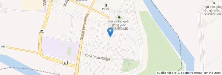 Mapa de ubicacion de 鵝肉陳 en 타이완, 타이완성, 자이 현.