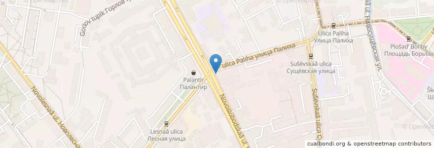 Mapa de ubicacion de Прайм en Россия, Центральный Федеральный Округ, Москва, Центральный Административный Округ, Тверской Район.