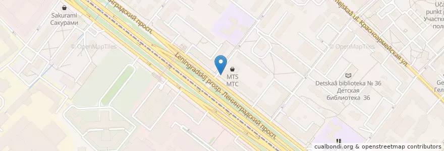 Mapa de ubicacion de Sattva en 러시아, Центральный Федеральный Округ, Москва, Северный Административный Округ, Район Аэропорт.