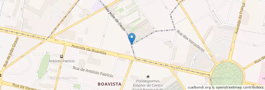 Mapa de ubicacion de Café Boavista en Португалия, Северный, Área Metropolitana Do Porto, Porto, Porto, Cedofeita, Santo Ildefonso, Sé, Miragaia, São Nicolau E Vitória.