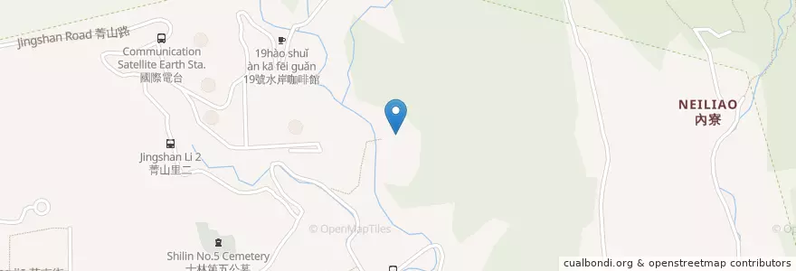 Mapa de ubicacion de 台北奧萬大樂活莊園 en 臺灣, 新北市, 臺北市, 士林區.
