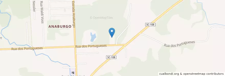 Mapa de ubicacion de Comunidade Divino Espírito Santo en برزیل, منطقه جنوب برزیل, سانتا کاتارینا, Região Geográfica Intermediária De Joinville, Microrregião De Joinville, Joinville.