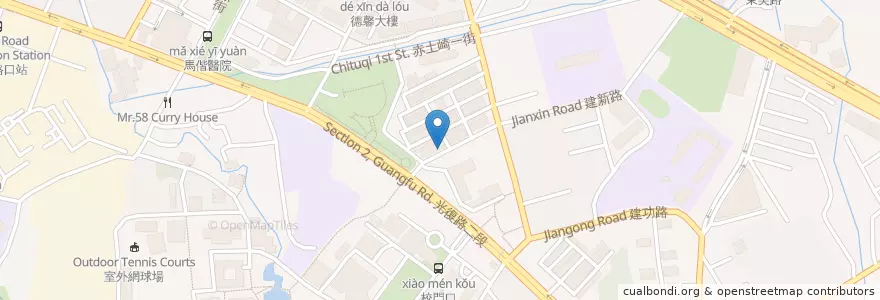 Mapa de ubicacion de 好口味雞排 en 臺灣, 臺灣省, 新竹市, 東區.
