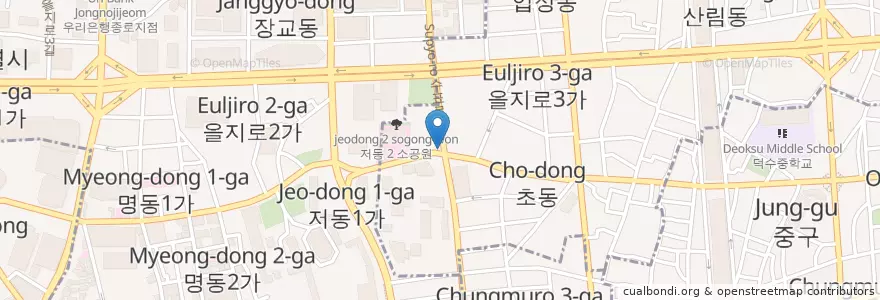 Mapa de ubicacion de 점보식스 태국식당 en Республика Корея, Сеул.