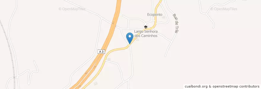 Mapa de ubicacion de Sede G. D. Covelas en البرتغال, المنطقة الشمالية (البرتغال), Área Metropolitana Do Porto, بورتو, Trofa, Covelas.