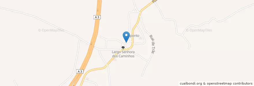 Mapa de ubicacion de Micas Casa Campos en 葡萄牙, 北部大區, Área Metropolitana Do Porto, Porto, Trofa, Covelas.