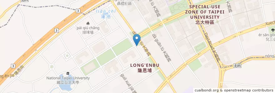 Mapa de ubicacion de 停車自動繳費機 en Taiwán, Nuevo Taipéi, 三峽區, 樹林區.