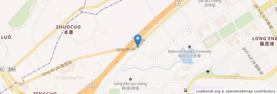 Mapa de ubicacion de 停車自動繳費機 en Tayvan, 新北市, 三峽區.