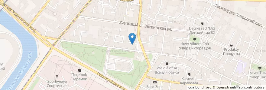 Mapa de ubicacion de Цех85 en Rusland, Северо-Западный Федеральный Округ, Oblast Leningrad, Sint-Petersburg, Петроградский Район, Введенский Округ.