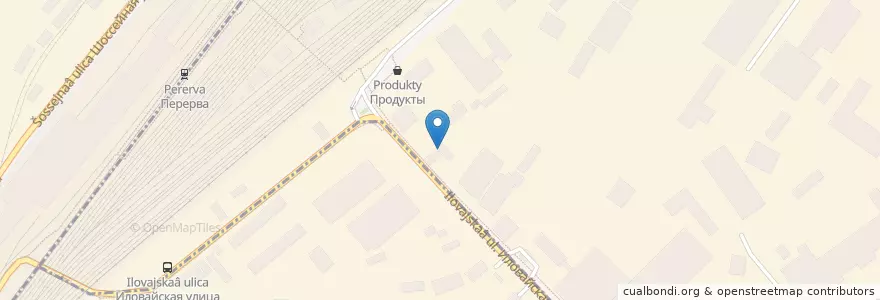 Mapa de ubicacion de Шаурма en Rússia, Distrito Federal Central, Москва, Юго-Восточный Административный Округ, Район Марьино.