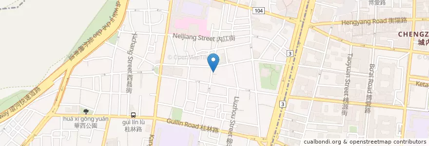 Mapa de ubicacion de 萬華動物醫院 en 臺灣, 新北市, 臺北市, 萬華區.
