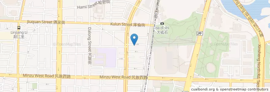 Mapa de ubicacion de 深夜咖啡 en Taiwán, Nuevo Taipéi, Taipéi.