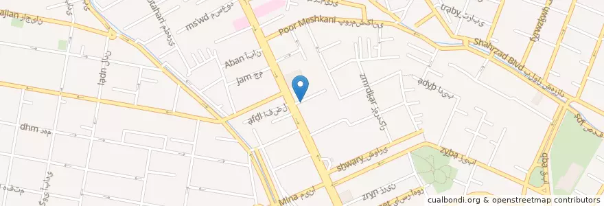 Mapa de ubicacion de دکتر علی اکبر سیاری en 伊朗, 德黑兰, شهرستان تهران, 德黑蘭, بخش مرکزی شهرستان تهران.