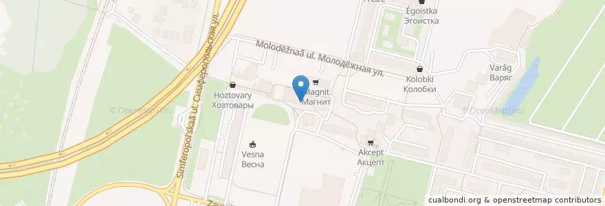 Mapa de ubicacion de Суши ♥ Love en Russia, Central Federal District, Moscow Oblast, Podolsk Urban Okrug.