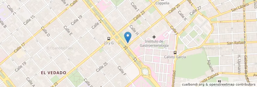 Mapa de ubicacion de Rey & Gaby en كوبا, La Habana, Plaza De La Revolución.