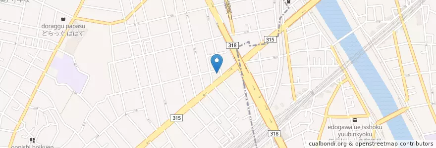 Mapa de ubicacion de デイサービス ツルガ en Япония, Токио, Кацусика.