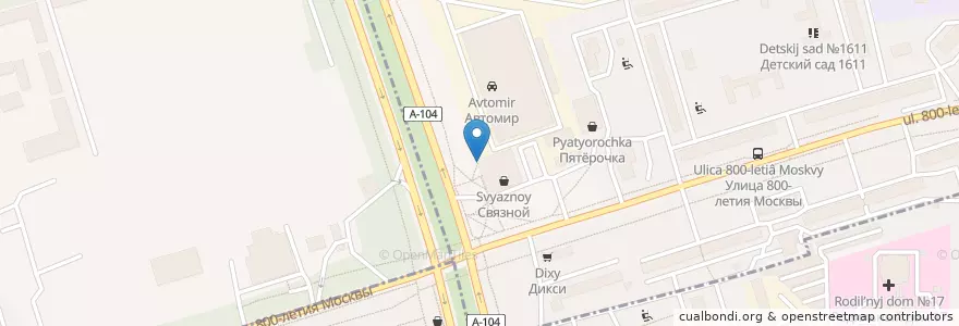 Mapa de ubicacion de Неофарм en روسیه, Центральный Федеральный Округ, Москва, Северный Административный Округ.