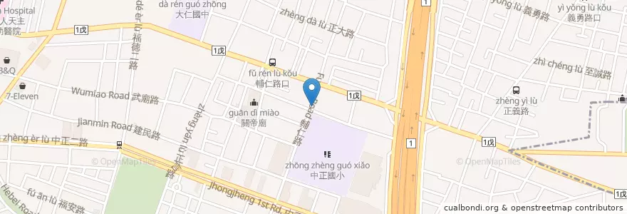 Mapa de ubicacion de 冠雅牙醫診所 en Тайвань, Гаосюн, 苓雅區.