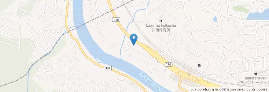 Mapa de ubicacion de がんこ 宝塚苑 en Japão, 兵庫県, 宝塚市.