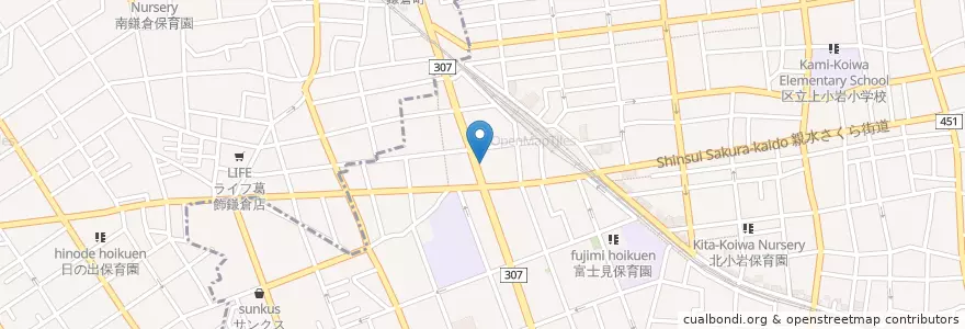 Mapa de ubicacion de 七輪焼肉 en 日本, 東京都.