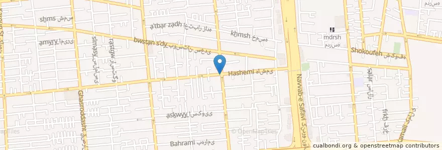 Mapa de ubicacion de کیوسک پلیس en Iran, Teheran, شهرستان تهران, Teheran, بخش مرکزی شهرستان تهران.