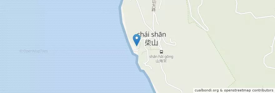Mapa de ubicacion de 流浪吧 en 臺灣.
