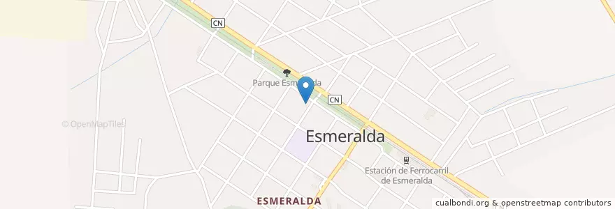 Mapa de ubicacion de Farmacia en Куба, Камагуэй, Esmeralda, Pueblo De Esmeralda.