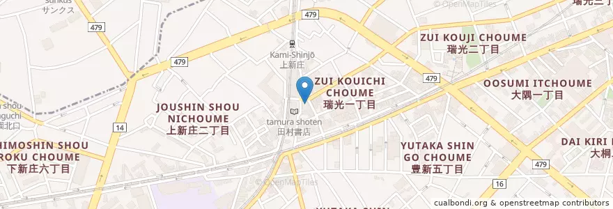 Mapa de ubicacion de マクドナルド en 日本, 大阪府, 大阪市, 東淀川区.