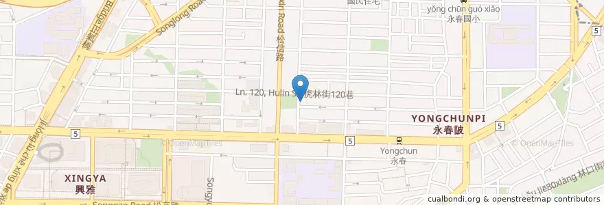Mapa de ubicacion de 育幼家庭 en 臺灣, 新北市, 臺北市, 信義區.