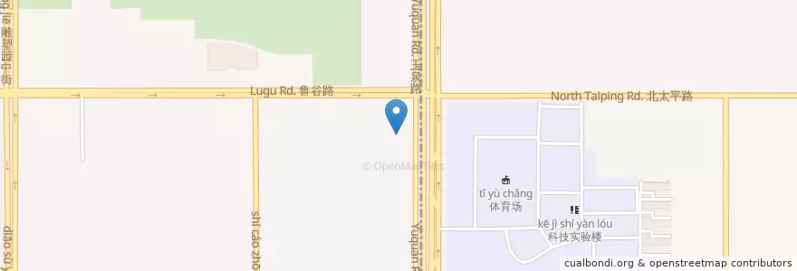 Mapa de ubicacion de 田老师 en 中国, 北京市, 河北省, 石景山区.