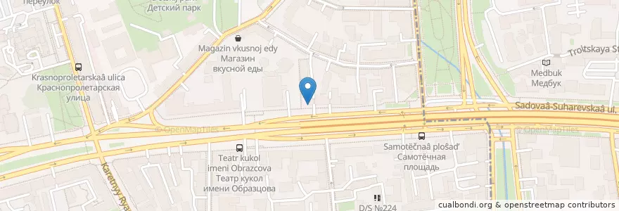Mapa de ubicacion de Moto coffee en Rusia, Distrito Federal Central, Москва, Distrito Administrativo Central, Тверской Район.