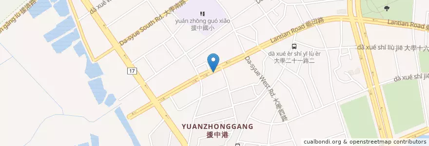 Mapa de ubicacion de 沐妮之家 en Taïwan, Kaohsiung, 楠梓區.